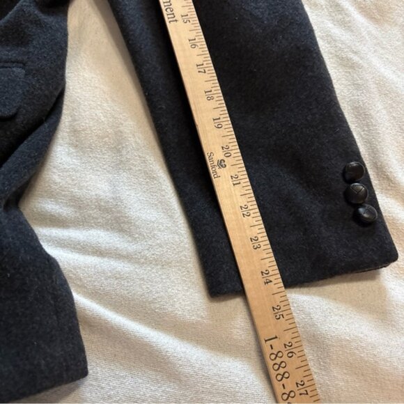 Vintage Michael/Sterns‎ Camel Hair Blazer Jacket Two Button Men's 42R Charcoal - Picture 8 of 15